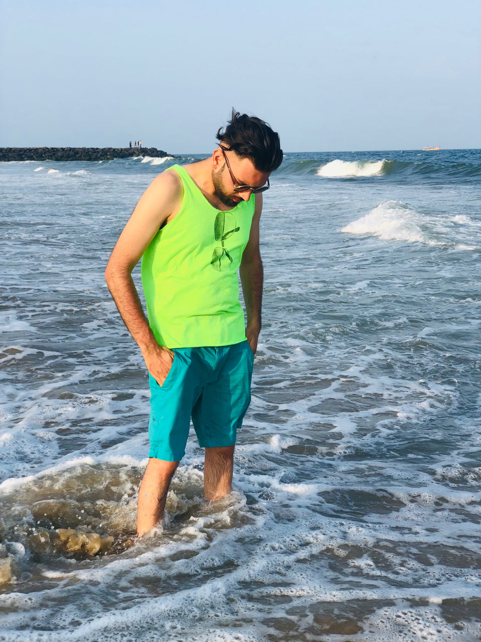 Photo of Rock Beach, White Town, Puducherry, India by NJ Vlogger