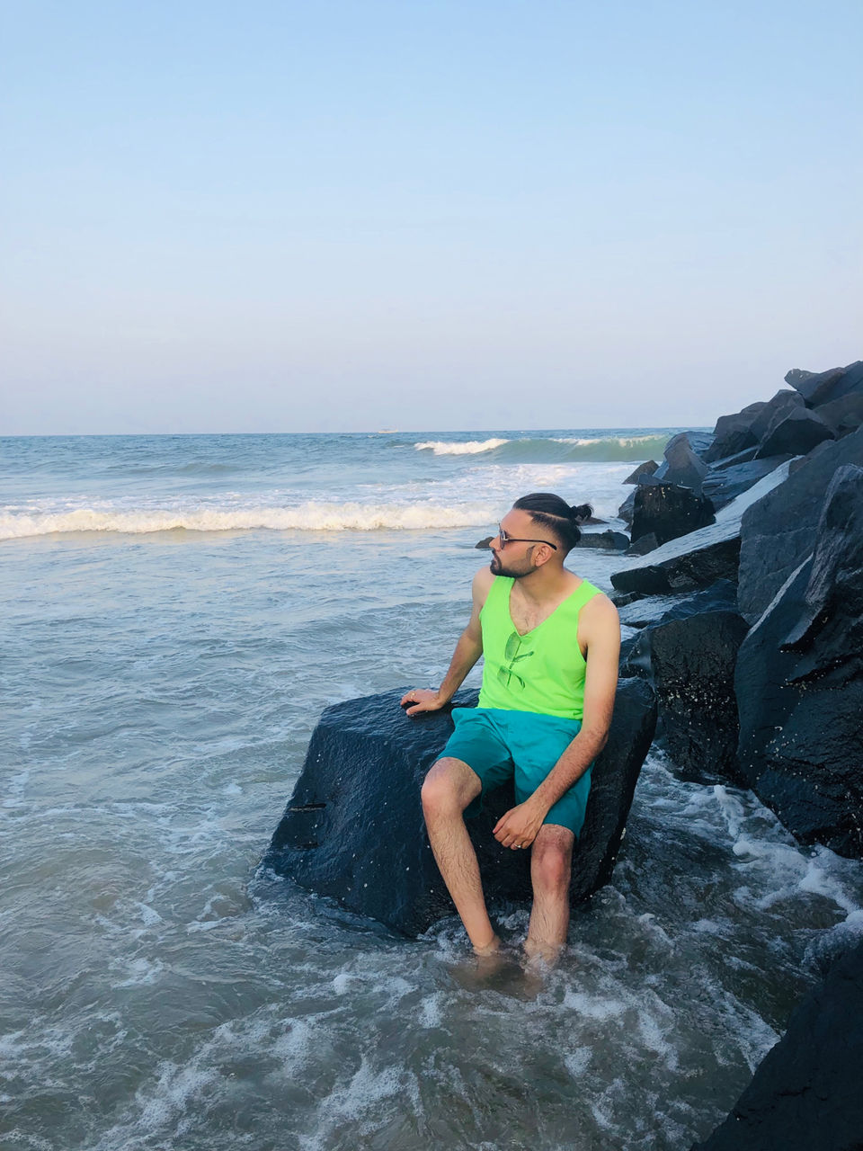 Photo of Rock Beach, White Town, Puducherry, India by NJ Vlogger