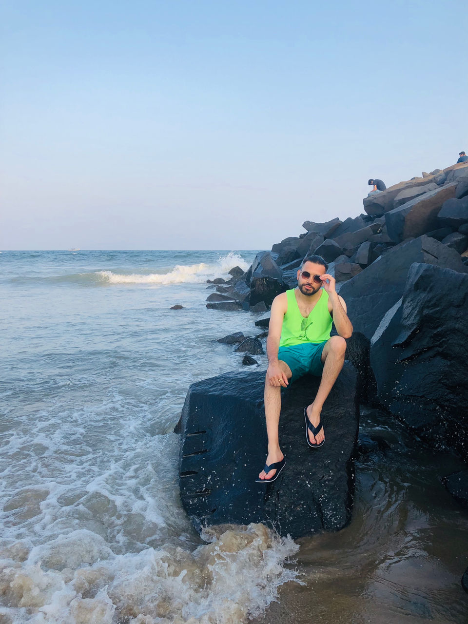 Photo of Rock Beach, White Town, Puducherry, India by NJ Vlogger