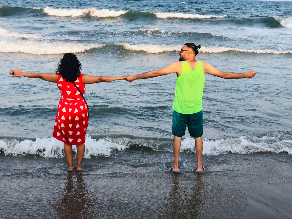 Photo of Rock Beach, White Town, Puducherry, India by NJ Vlogger
