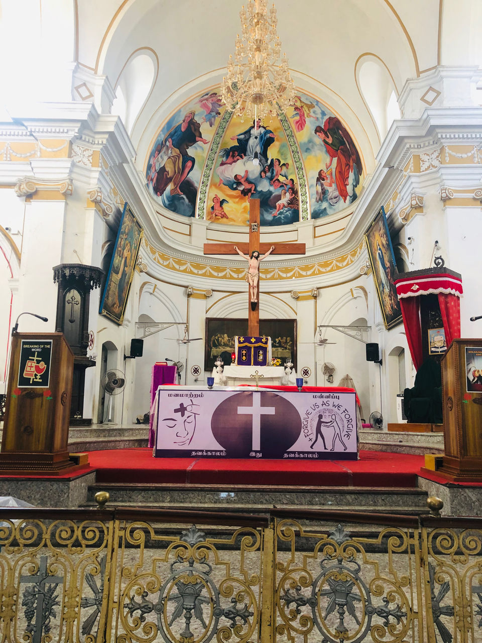 Photo of Immaculate Conception Cathedral, Mission Street, MG Road Area, Pondicherry, Puducherry, India by NJ Vlogger