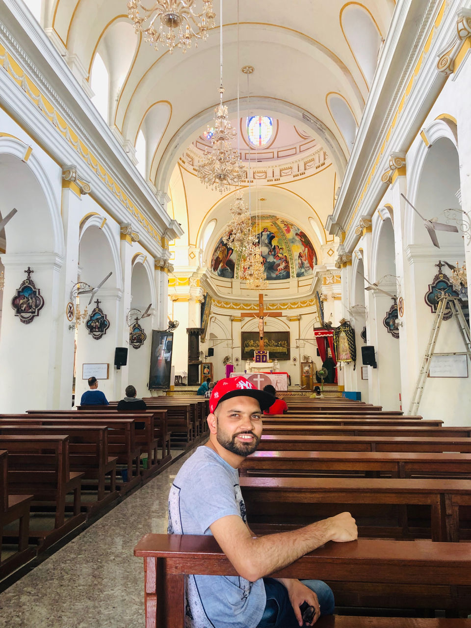 Photo of Immaculate Conception Cathedral, Mission Street, MG Road Area, Pondicherry, Puducherry, India by NJ Vlogger