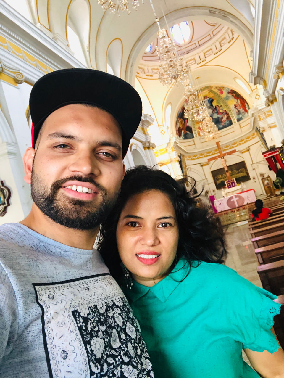 Photo of Immaculate Conception Cathedral, Mission Street, MG Road Area, Pondicherry, Puducherry, India by NJ Vlogger