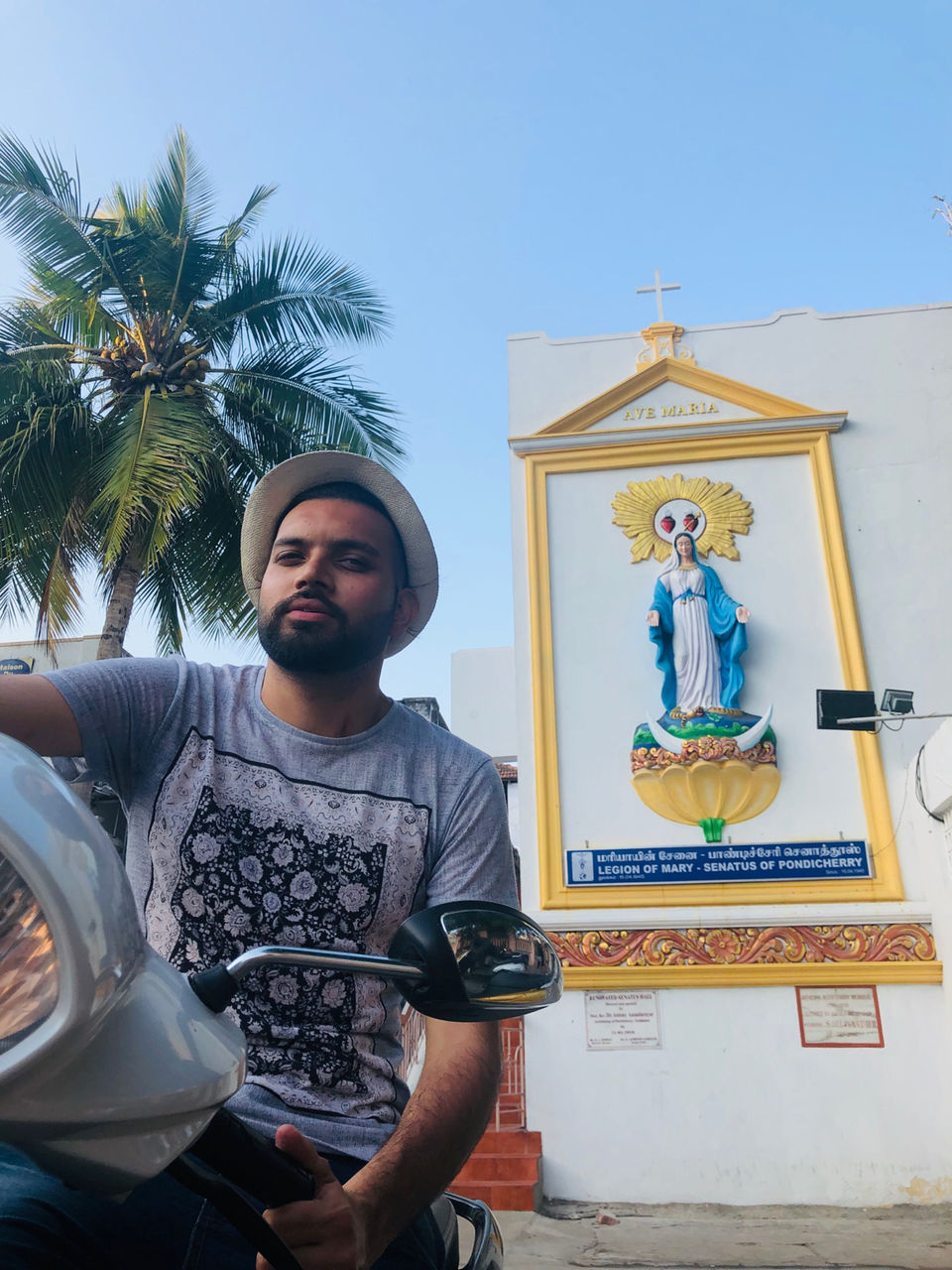 Photo of Immaculate Conception Cathedral, Mission Street, MG Road Area, Pondicherry, Puducherry, India by NJ Vlogger