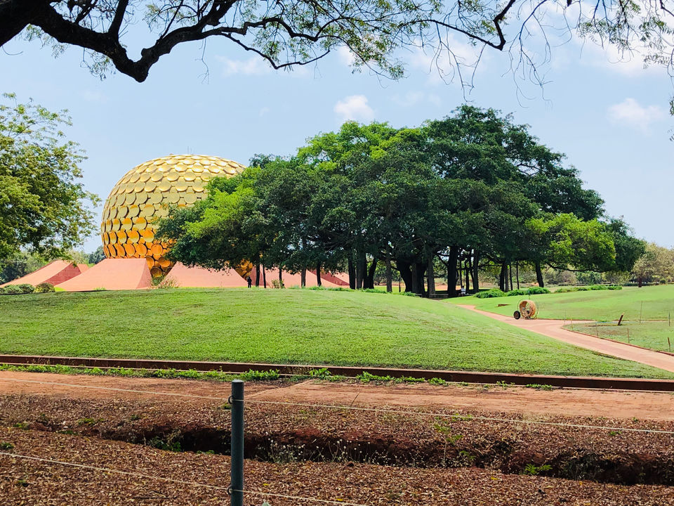 Photo of Matrimandir, Auroville, Bommayapalayam, Tamil Nadu, India by NJ Vlogger