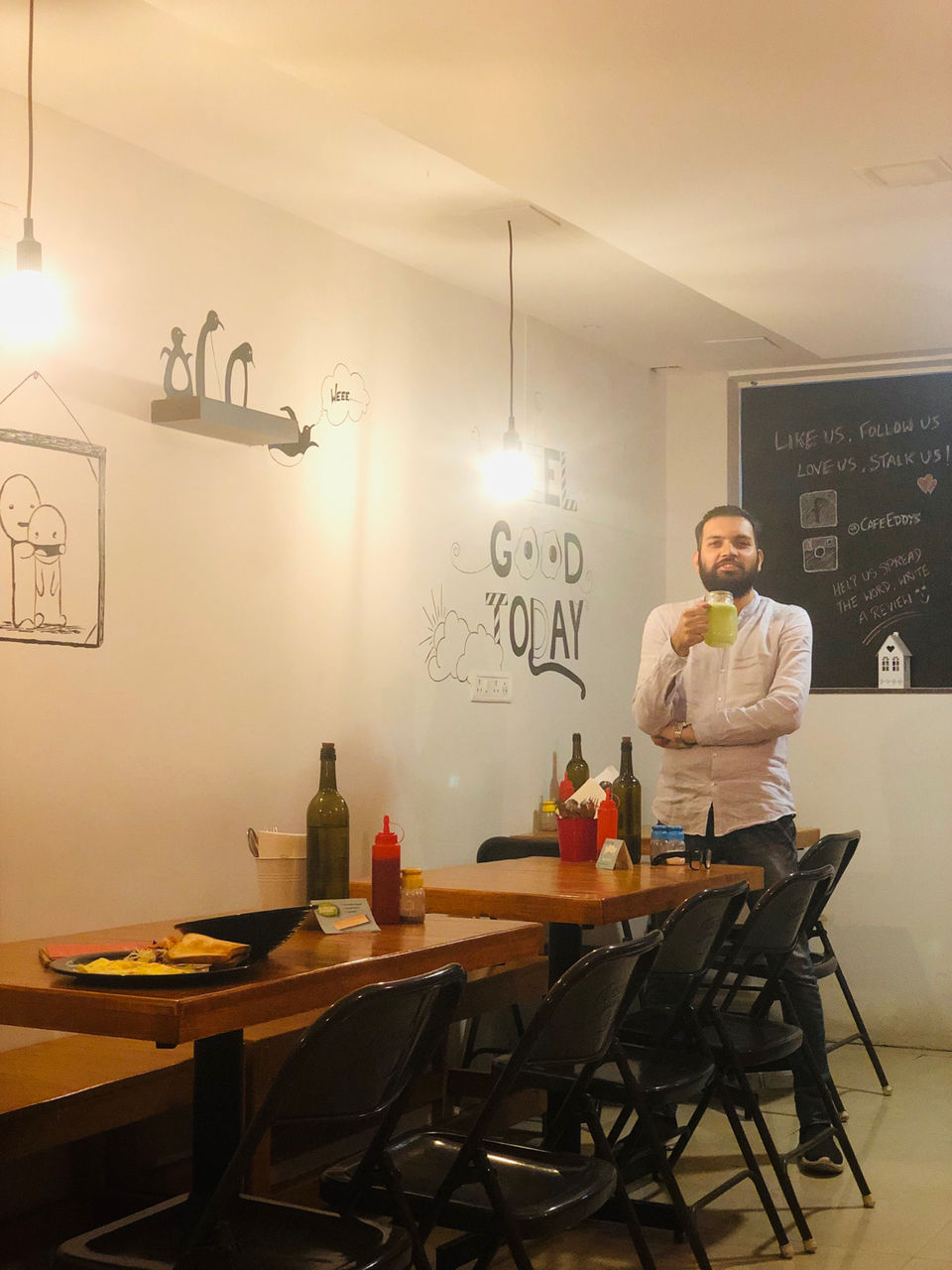 Photo of Eddy's Cafe, 6th Main Road, HAL 2nd Stage, Defence Colony, Indiranagar, Bengaluru, Karnataka, India by NJ Vlogger