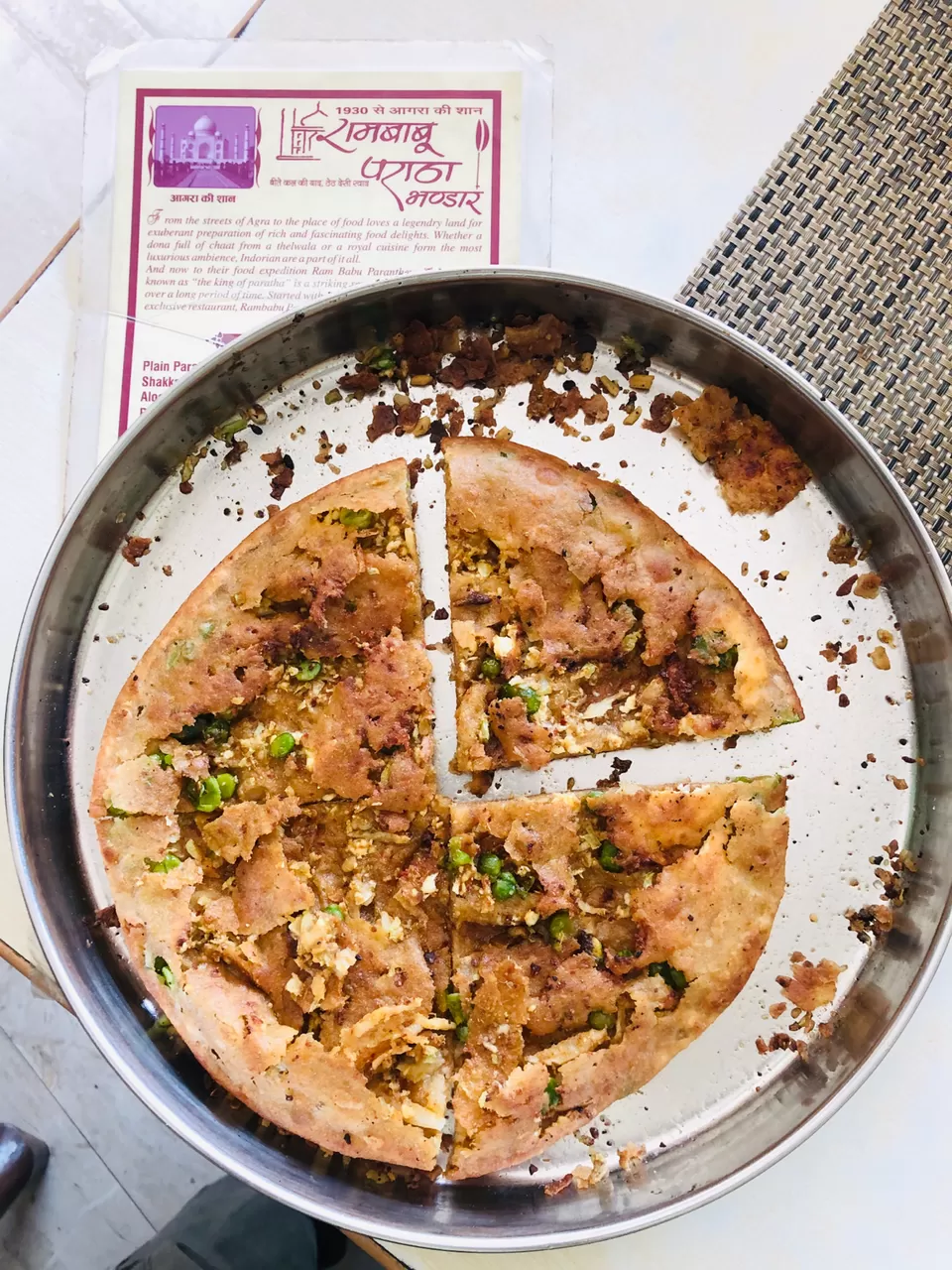 Photo of Ram Babu Paratha Bhandar, Nala Bharon, Belanganj, Civil Lines, Agra, Uttar Pradesh, India by NJ Vlogger
