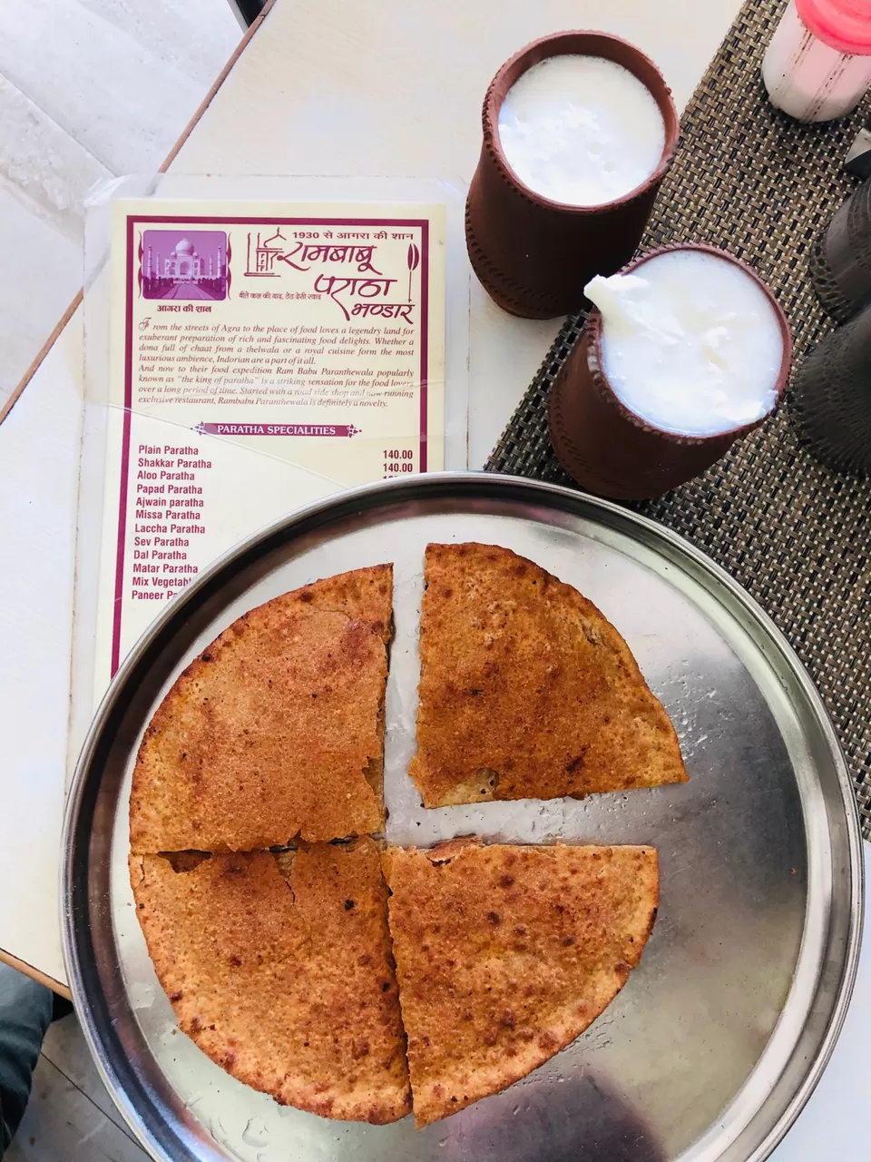Photo of Ram Babu Paratha Bhandar, Nala Bharon, Belanganj, Civil Lines, Agra, Uttar Pradesh, India by NJ Vlogger