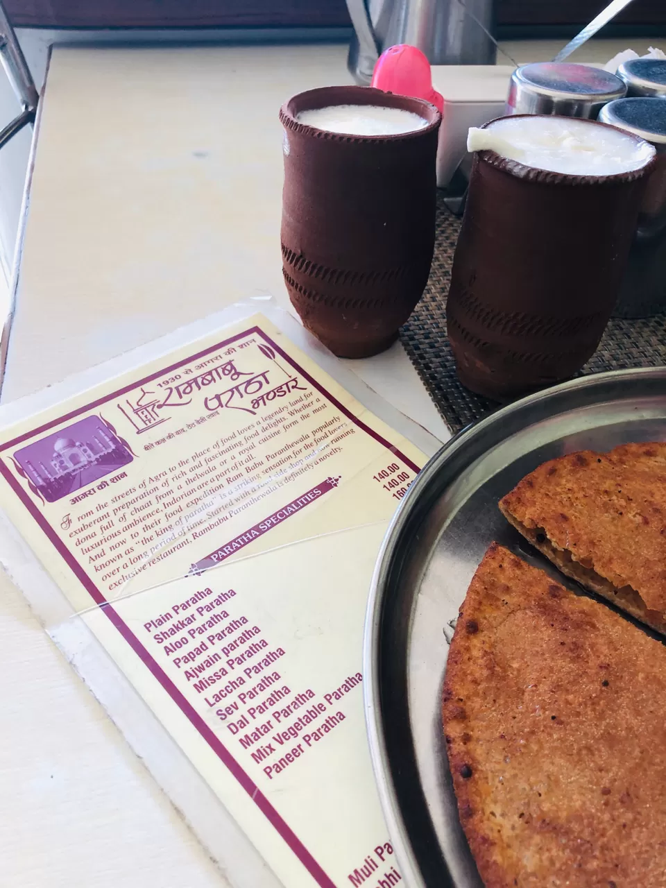 Photo of Ram Babu Paratha Bhandar, Nala Bharon, Belanganj, Civil Lines, Agra, Uttar Pradesh, India by NJ Vlogger