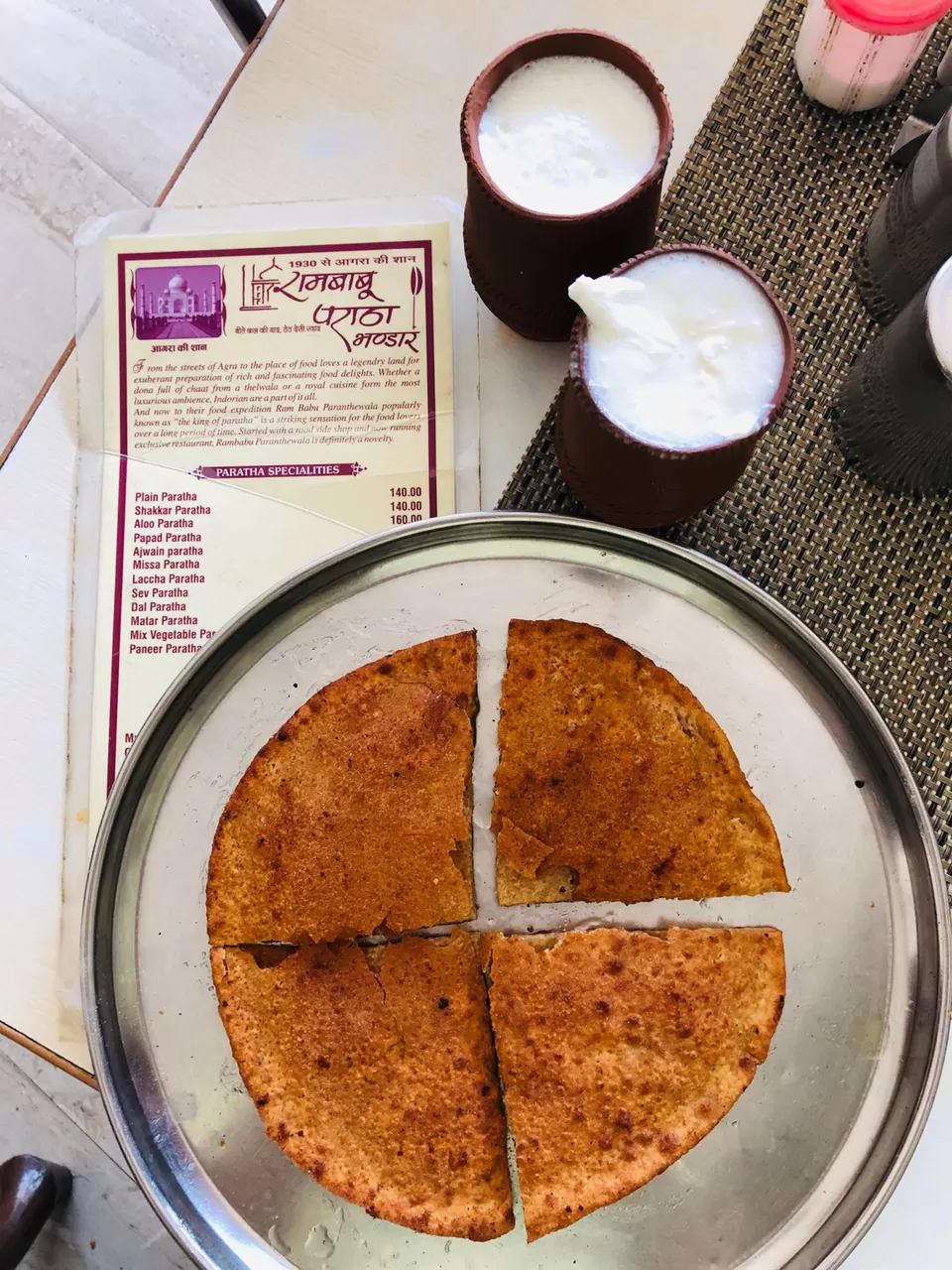 Photo of Ram Babu Paratha Bhandar, Nala Bharon, Belanganj, Civil Lines, Agra, Uttar Pradesh, India by NJ Vlogger
