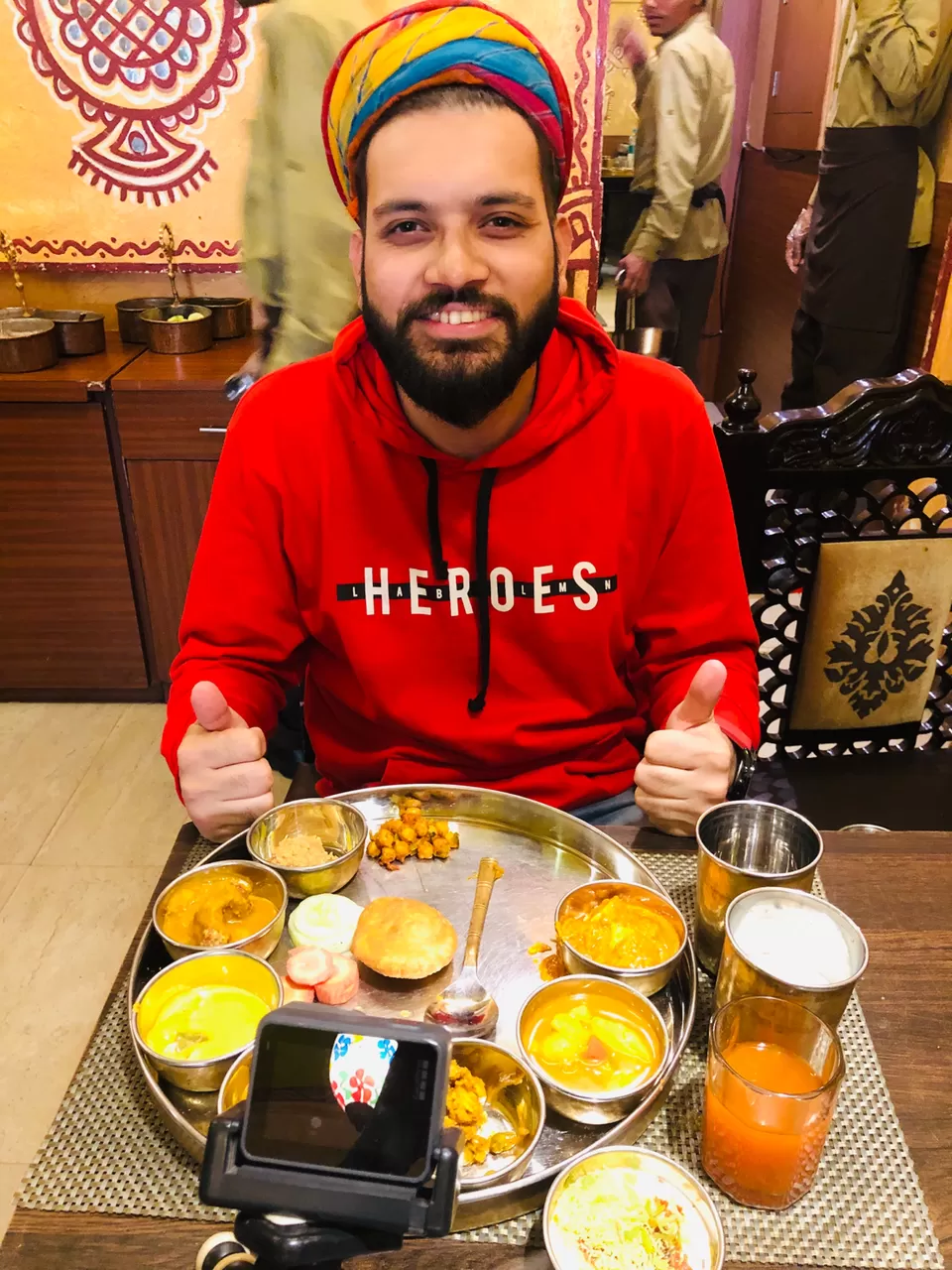 Photo of Ghoomar Traditional Thali, Block K, Connaught Place, New Delhi, Delhi, India by NJ Vlogger
