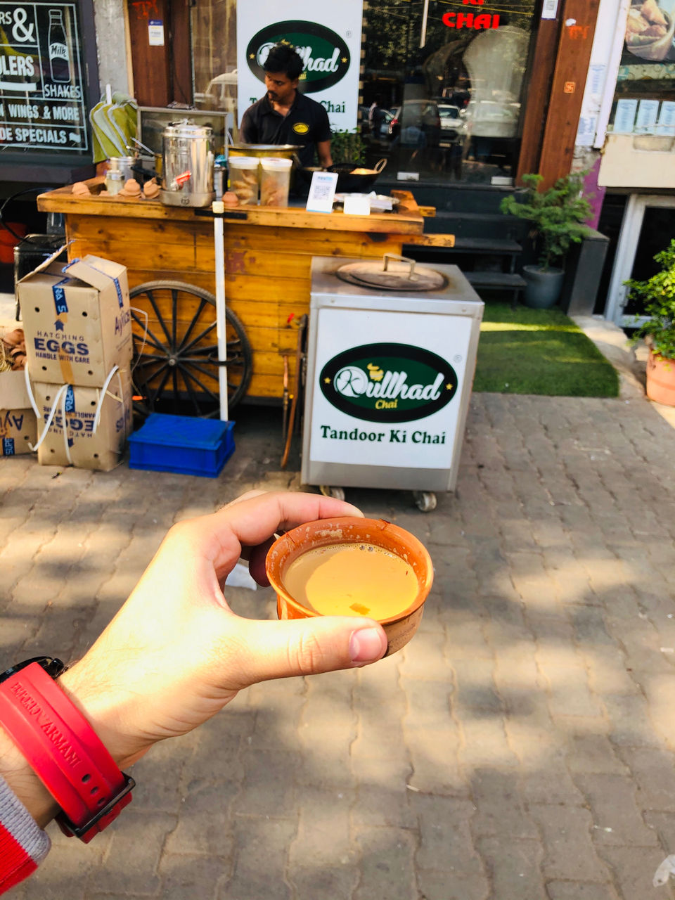Photo of Kullhad Chai, Shankar Road, Block 55, Rajinder Nagar, Delhi, India by NJ Vlogger