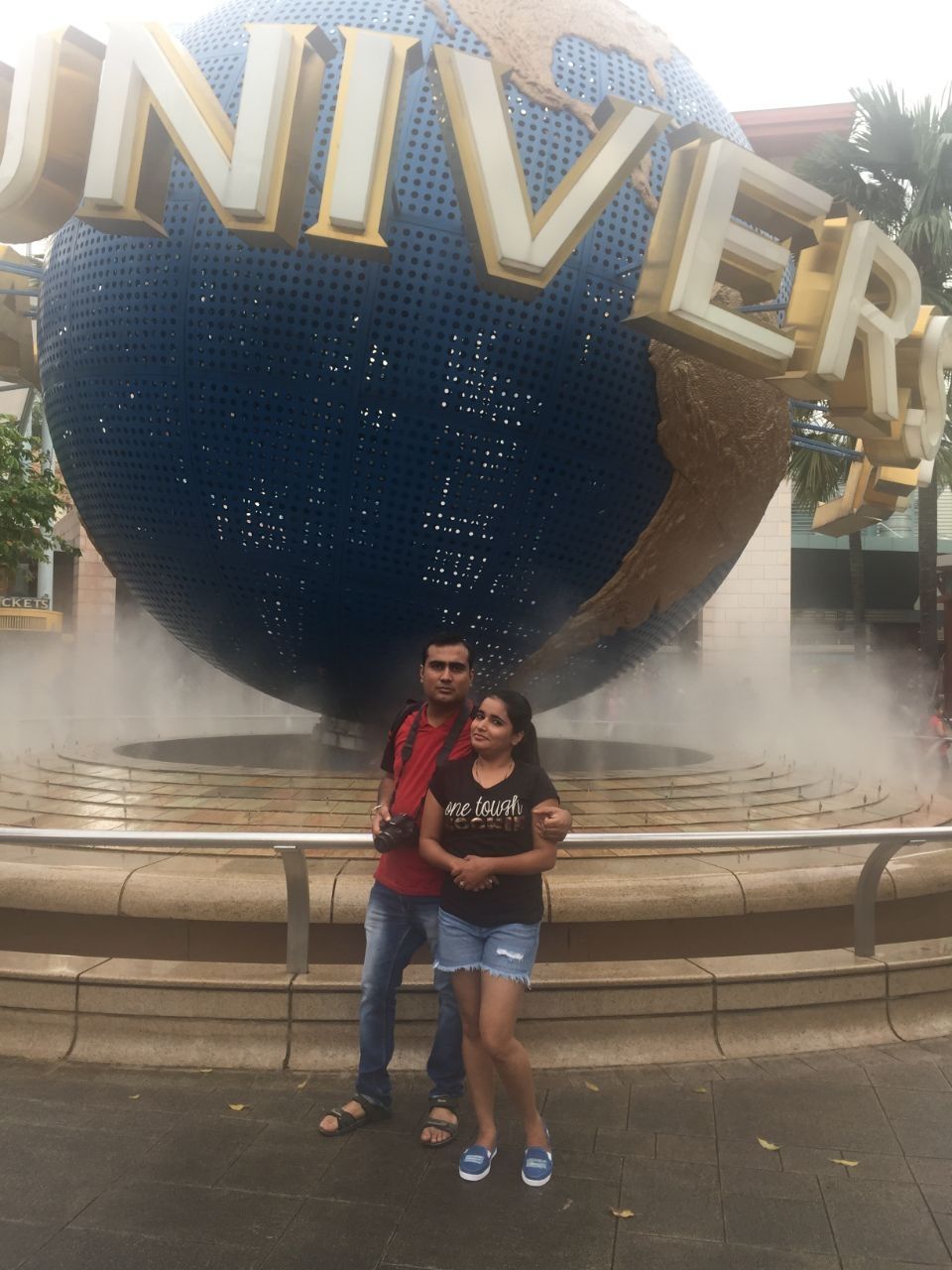 Photo of Me and my wife 1st international trip SINGAPORE by Mohit Mahajan