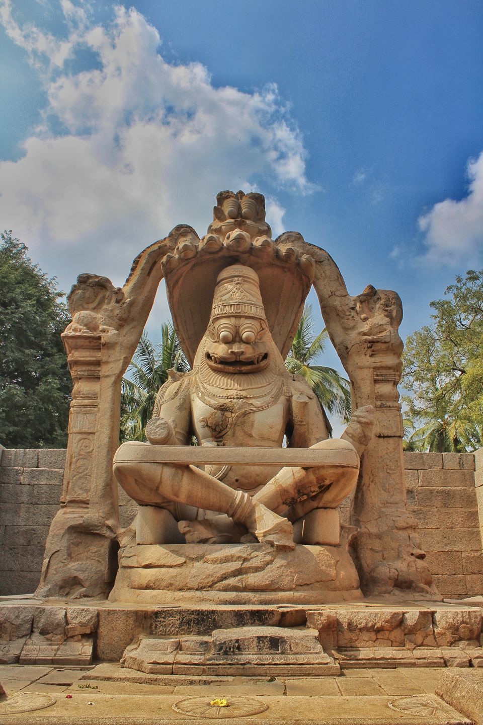 Photo of Ugra Narasimha Temple, Hampi, Karnataka, India by Shilpa Shashidhar