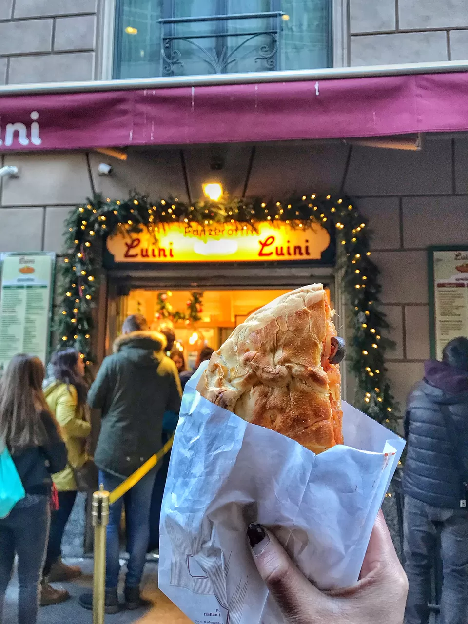 Photo of Luini panzerotti, Via Santa Radegonda, Milan, Metropolitan City of Milan, Italy by Shraddha Chauhan