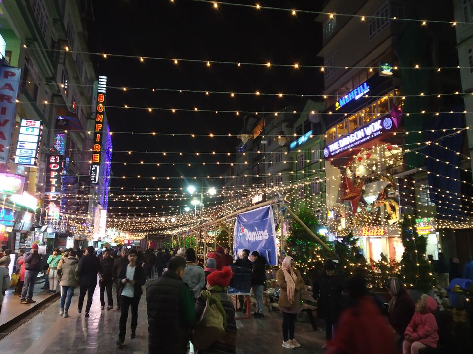 Photo of MG Marg, Vishal Gaon, Gangtok, Sikkim, India by Guru Gayatri