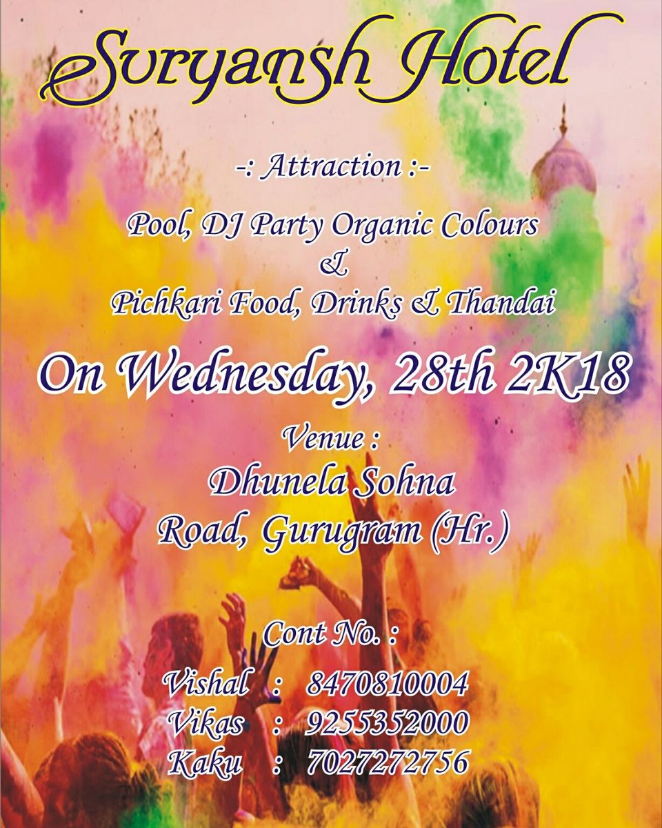 Photo of HOLI PARTY EVENT by Vishal Yadav
