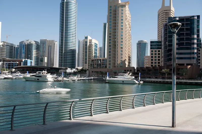 Photo of Dubai Marina Walk - Emaar - Dubai - United Arab Emirates by Bandita Das