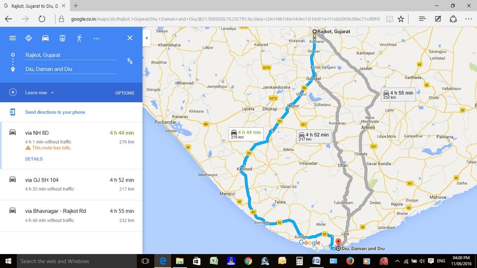 Photo of Rajkot - Diu - Rajkot (@ Rs. 2800 - all inclusive) 9/23 by Mehul Kotecha