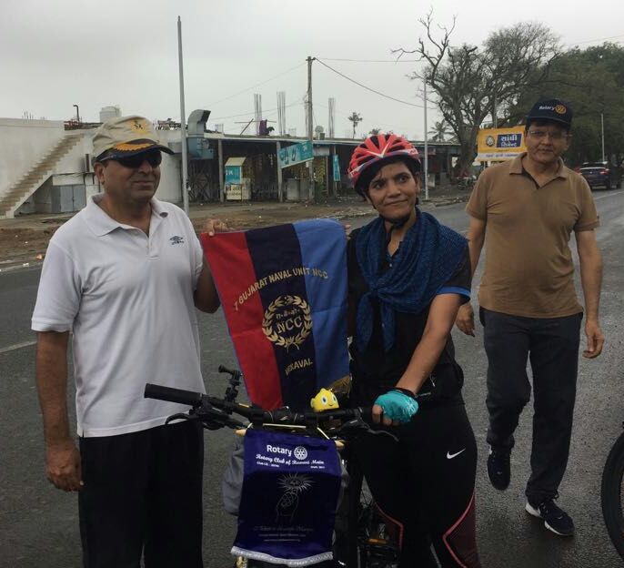 Photo of Day 2 : Gujarat to Nepal On Cycle With Sunita Singh Chocken 1/5 by Chocken Sisters