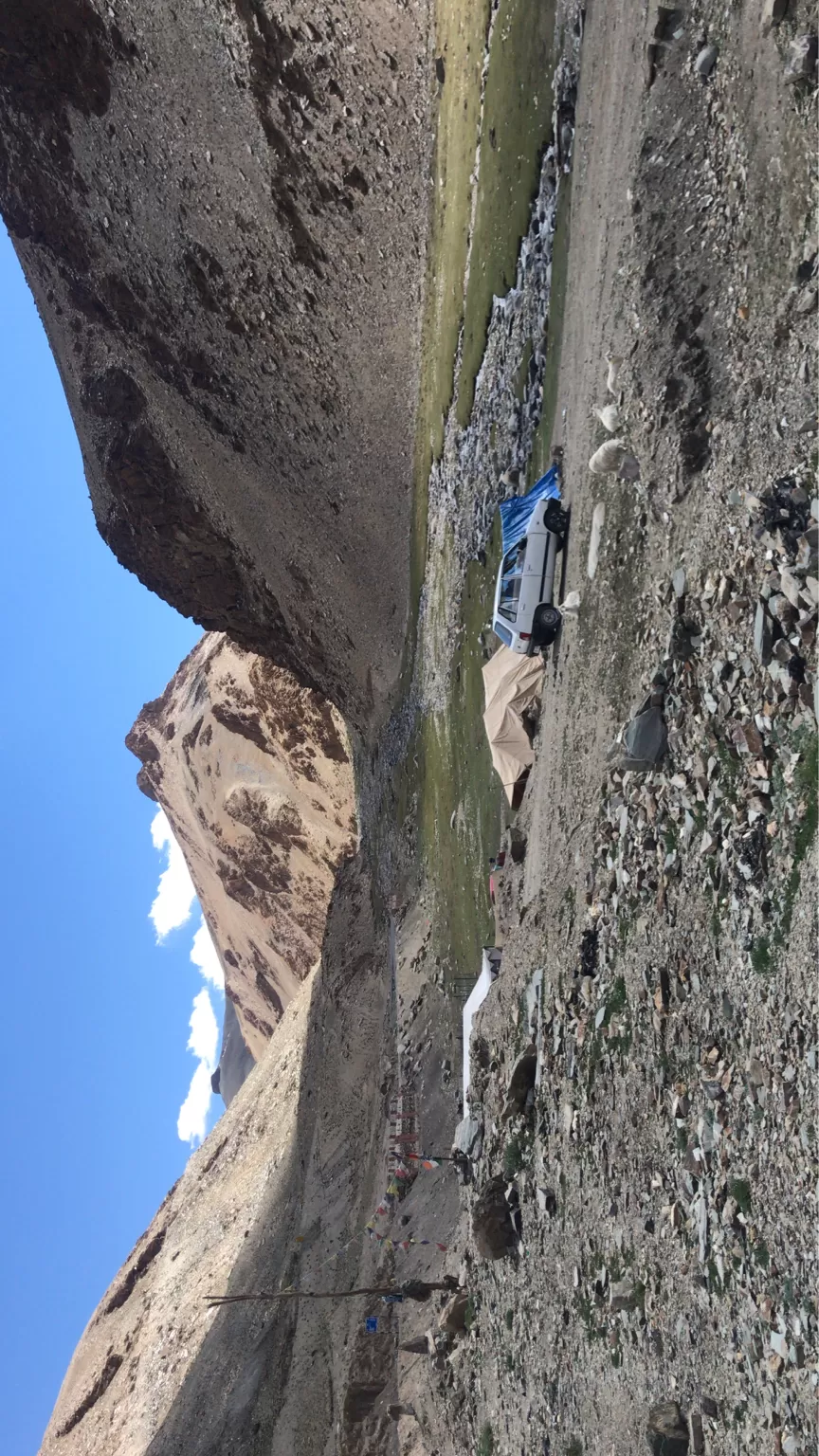 Photo of Pangong Lake Road by Kanishk Daima