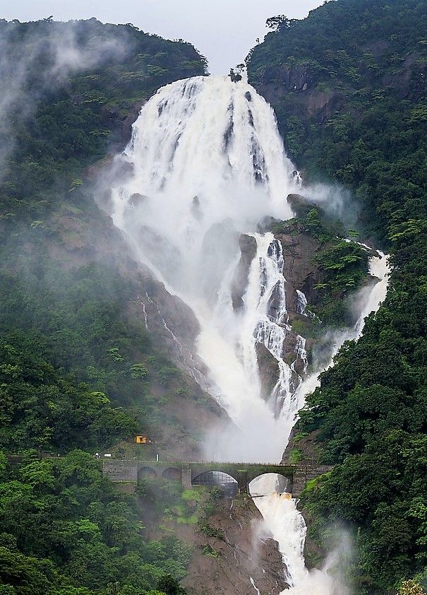 Photo of Doodhsagar Water Falls - Mystic Beauty 1/16 by Sindhura B R