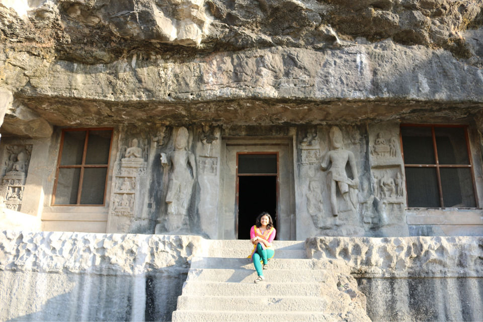 Photo of Ellora Caves, Verul, Maharashtra, India by Shubhangi Jeswal