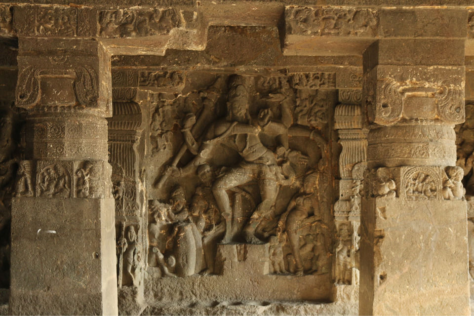 Photo of Ellora Caves, Verul, Maharashtra, India by Shubhangi Jeswal