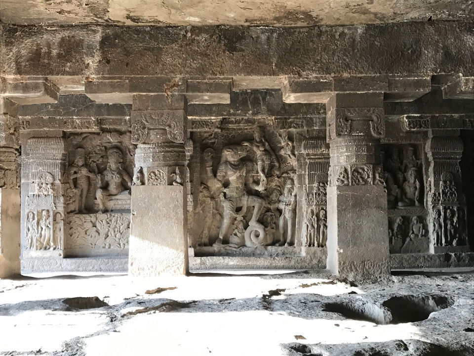 Photo of Ellora Caves, Verul, Maharashtra, India by Shubhangi Jeswal