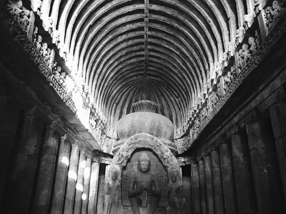 Photo of Ellora Caves, Verul, Maharashtra, India by Shubhangi Jeswal