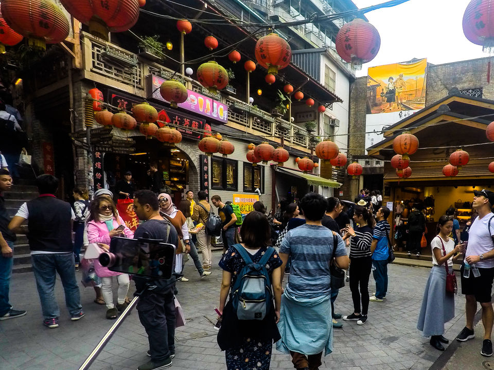 Photo of Jiufen Old Street, Ruifang District, Taiwan by Tara Anne Nikezic