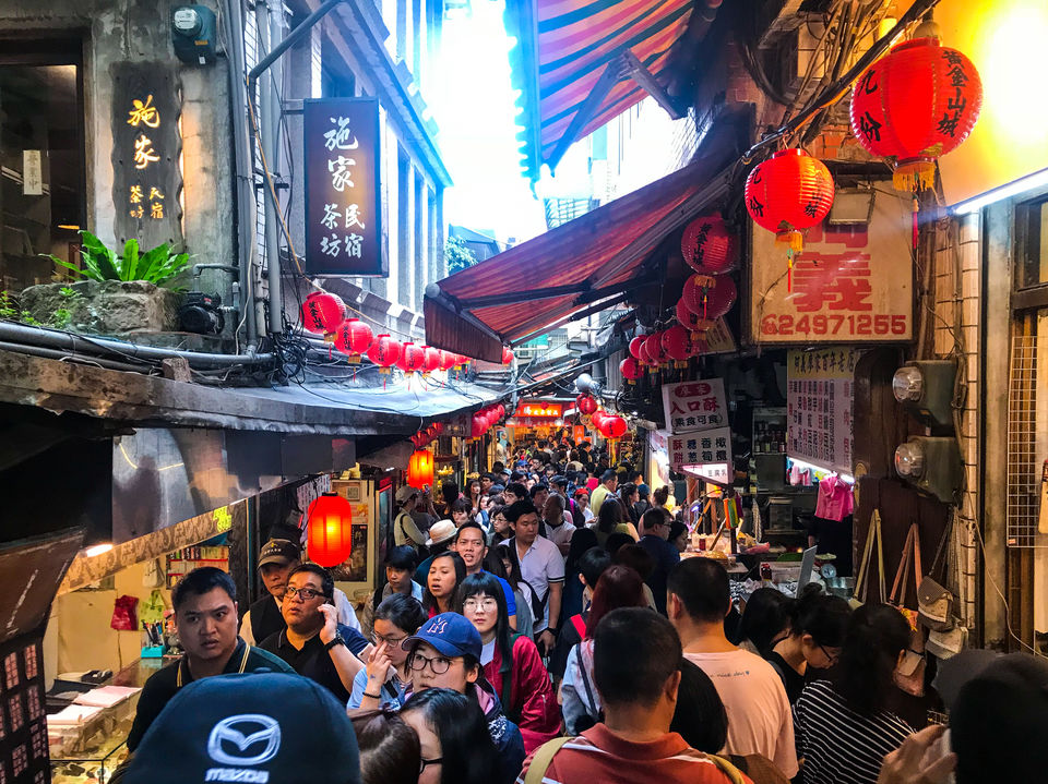 Photo of Jiufen Old Street, Ruifang District, Taiwan by Tara Anne Nikezic