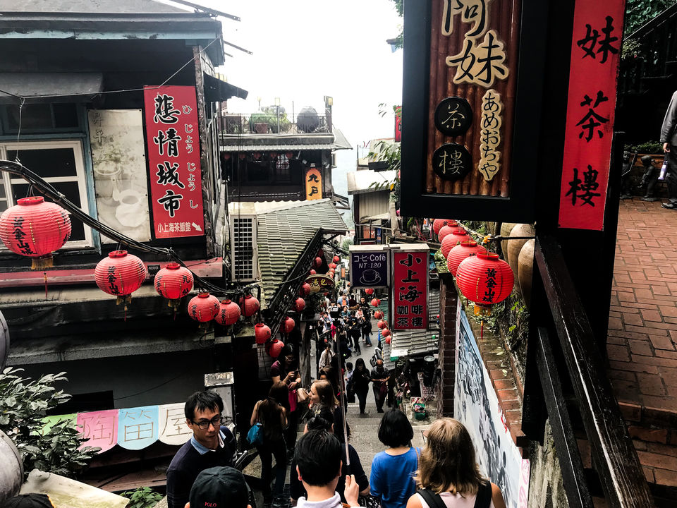 Photo of Jiufen Old Street, Ruifang District, Taiwan by Tara Anne Nikezic