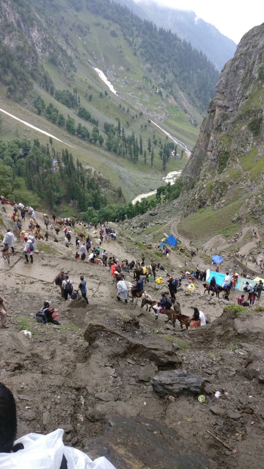 Photo of Holy cave of Amarnath via Pahalgam - Trek by Prathap Deva