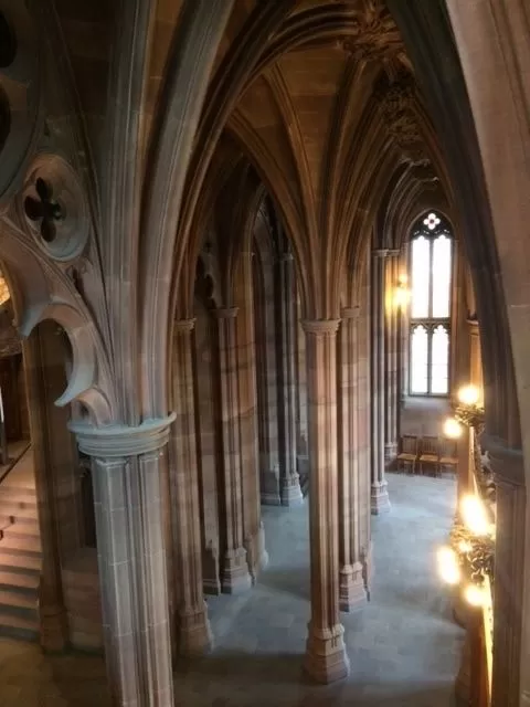 Photo of John Rylands Library, Oxford Road, Manchester, UK by Kavitha Preetha