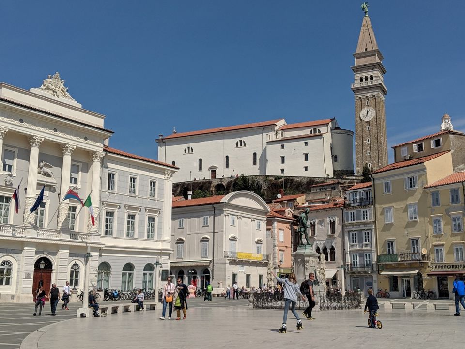Photo of Tartini Square, Piran - Pirano, Slovenia by Kavitha Preetha