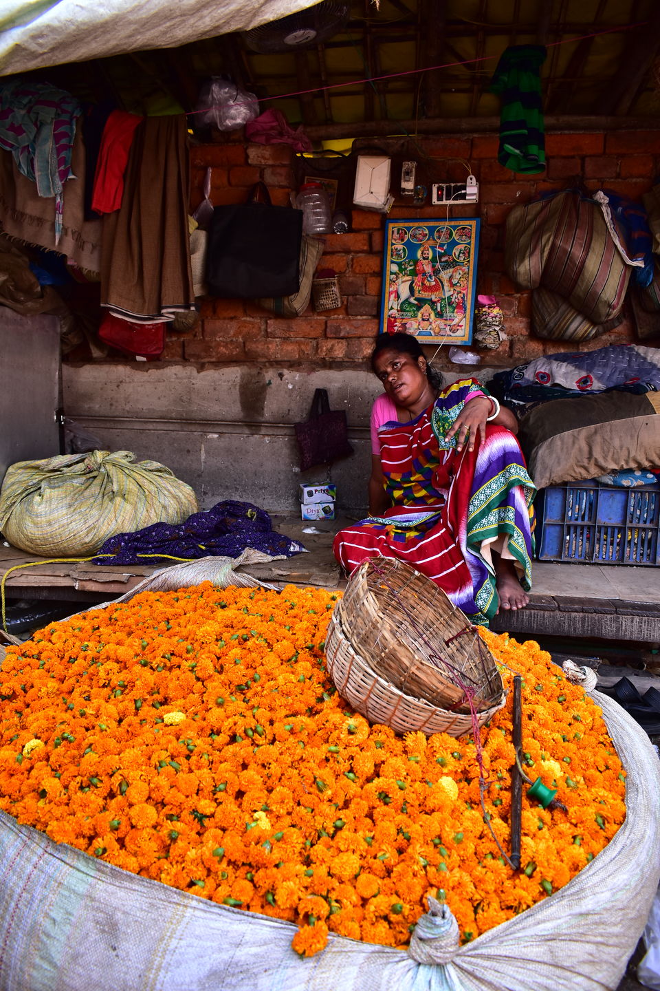 Photo of Mullick Ghat Flower Market, Strand Bank Road, Fairley Place, BBD Bagh, Kolkata, West Bengal, India by SWARNABHA DUTTA
