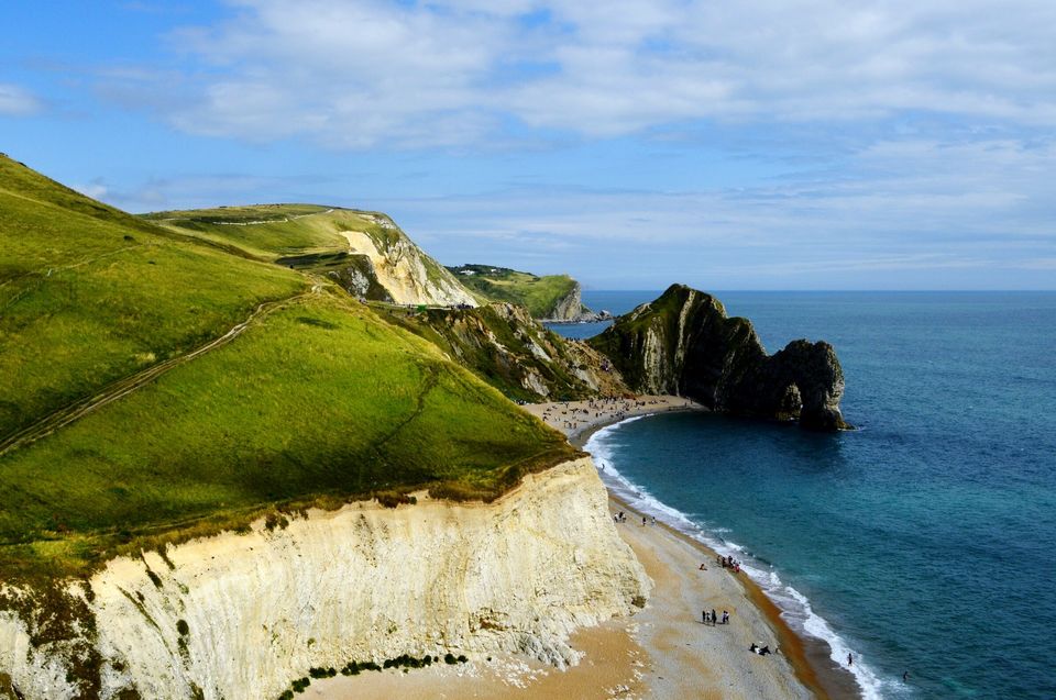 Photo of A first English summer at first natural UNESCO World Heritage site at Durdle Door, England. by Amyth Singh