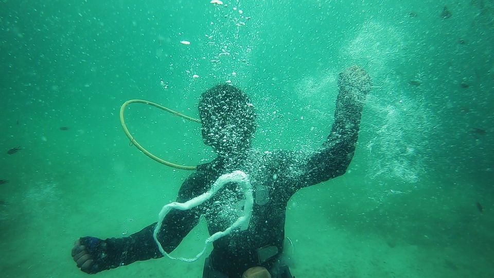 Photo of Walking under sea of a Coral Island #IslandLife by Akansha&Shubham
