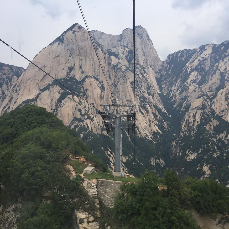 Photo of Huashan Mountain, Zhouzhi, Xi'an, China by Jacquelyn Sit
