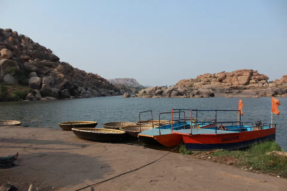 Photo of Coracle Ride, Hampi, Karnataka, India by Aashi Pawaiya