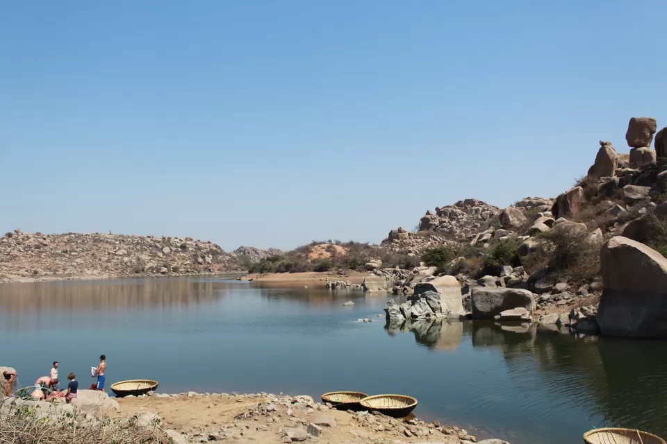 Photo of Coracle Ride, Hampi, Karnataka, India by Aashi Pawaiya