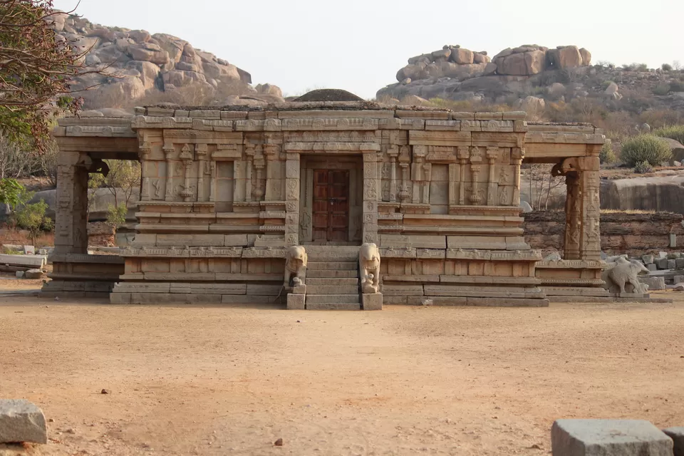 Photo of Inscribed Vishnu Temple, Hampi, Karnataka, India by Aashi Pawaiya