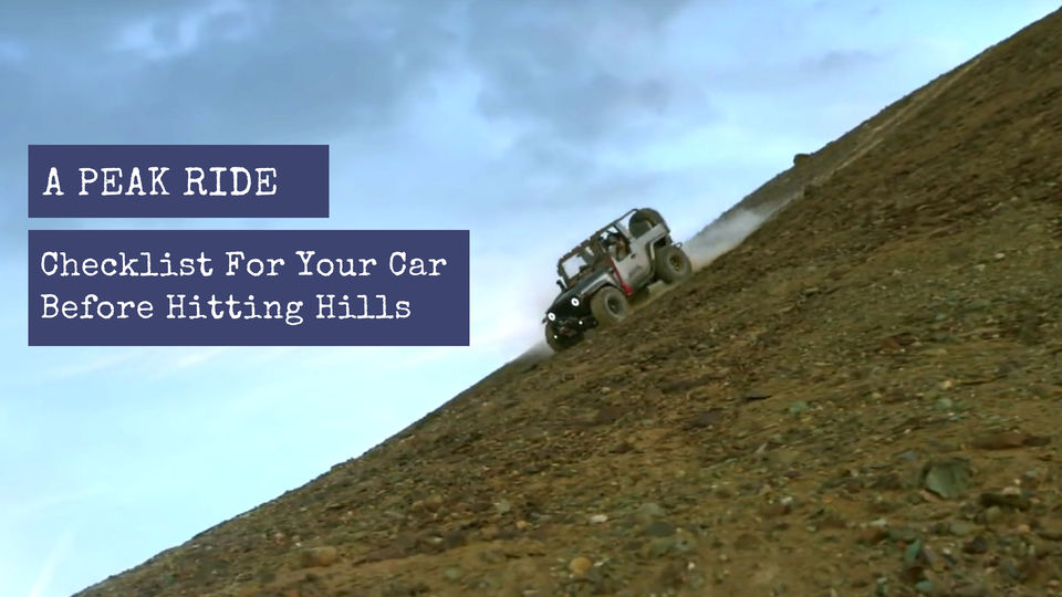 Photo of A PEAK RIDE: Checklist For Your Car Before Hitting Hills by Anoop Sebastian