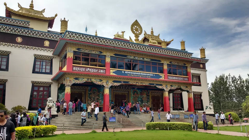 Photo of Namdroling Monastery Golden Temple, Bylakuppe, Karnataka, India by Siva Ilankumaran