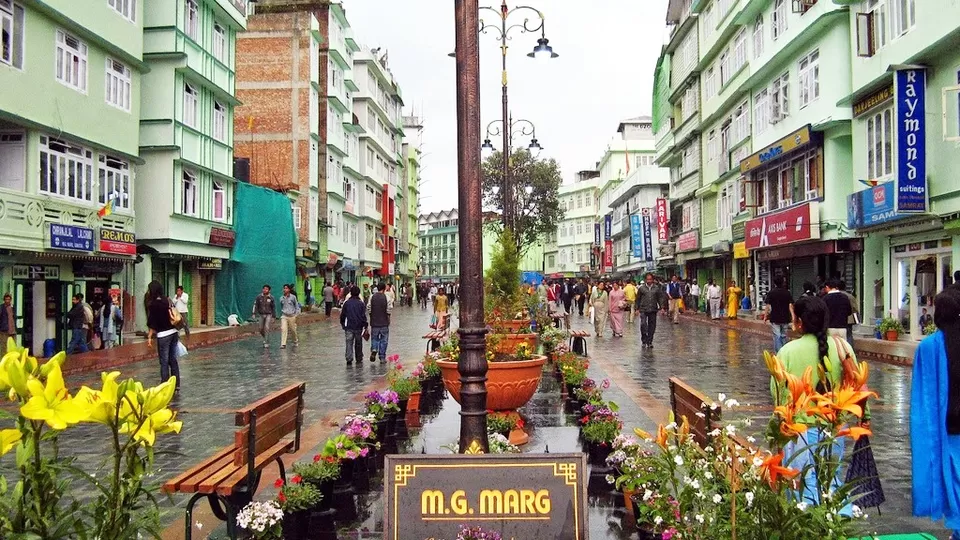 Photo of Mahatma Gandhi Marg, Vishal Gaon, Gangtok, Sikkim, India by Rahul Tiwari