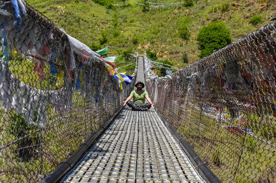 Photo of Punakha Suspension Bridge, Punakha, Bhutan by Hiking singh