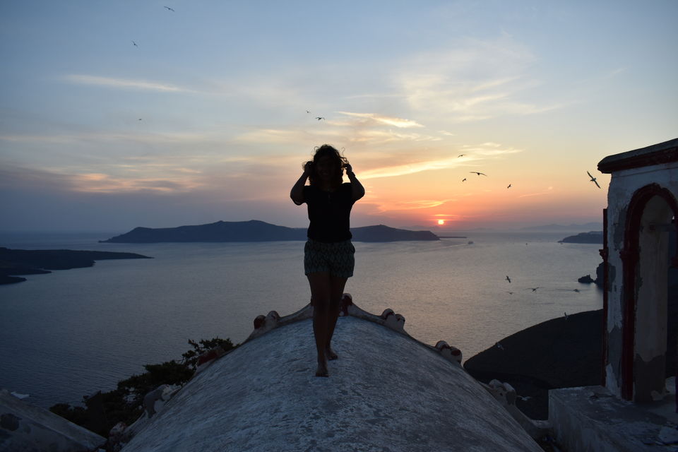 Photo of Thira, Greece by The Trunk Travellers