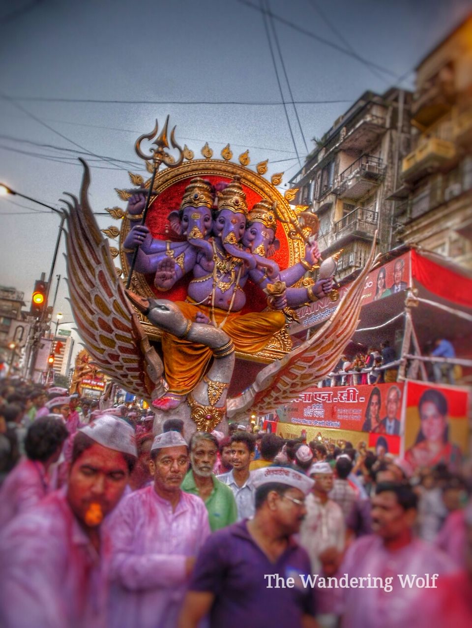 Photo of Parade of Ganpati Visarjan 1/9 by The Wandering Wolf