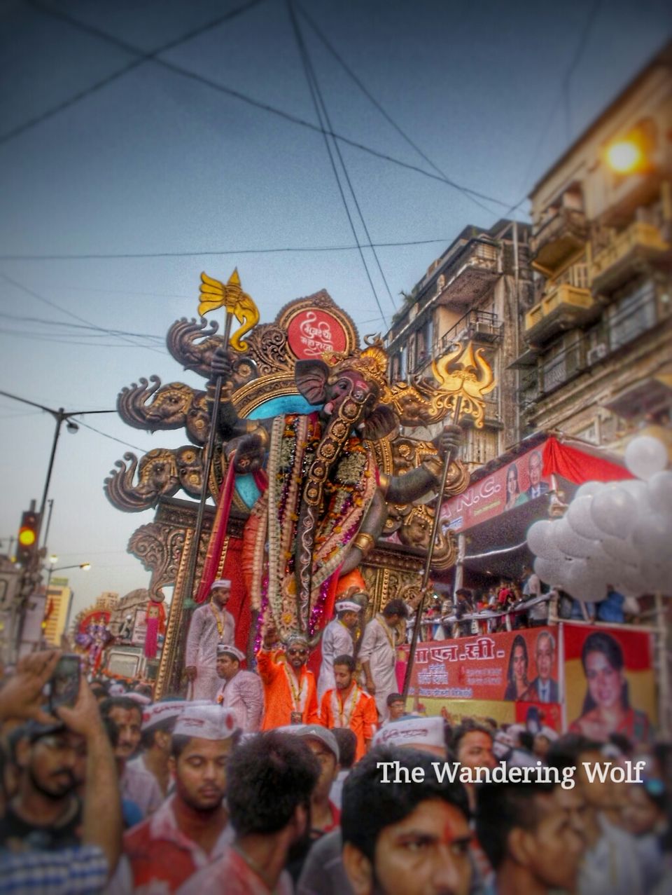 Photo of Parade of Ganpati Visarjan 3/9 by The Wandering Wolf